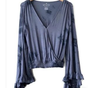 American Eagle Bell Sleeve Top